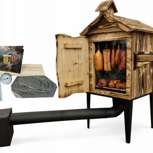 WĘDZARNIA DREWNIANA DUŻA WĘDZARNIA OGRODOWA NAJNOWSZY MODEL ELITE 3.0 XXL